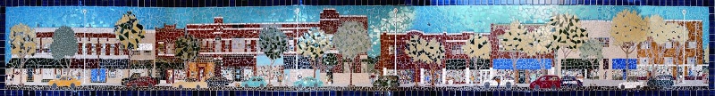 mosaic depicting Marion scene