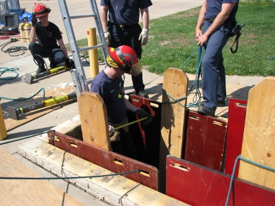 Fire Dept. Trench Training