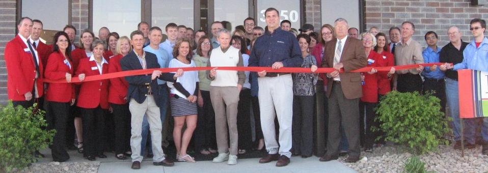 people group ribbon cutting