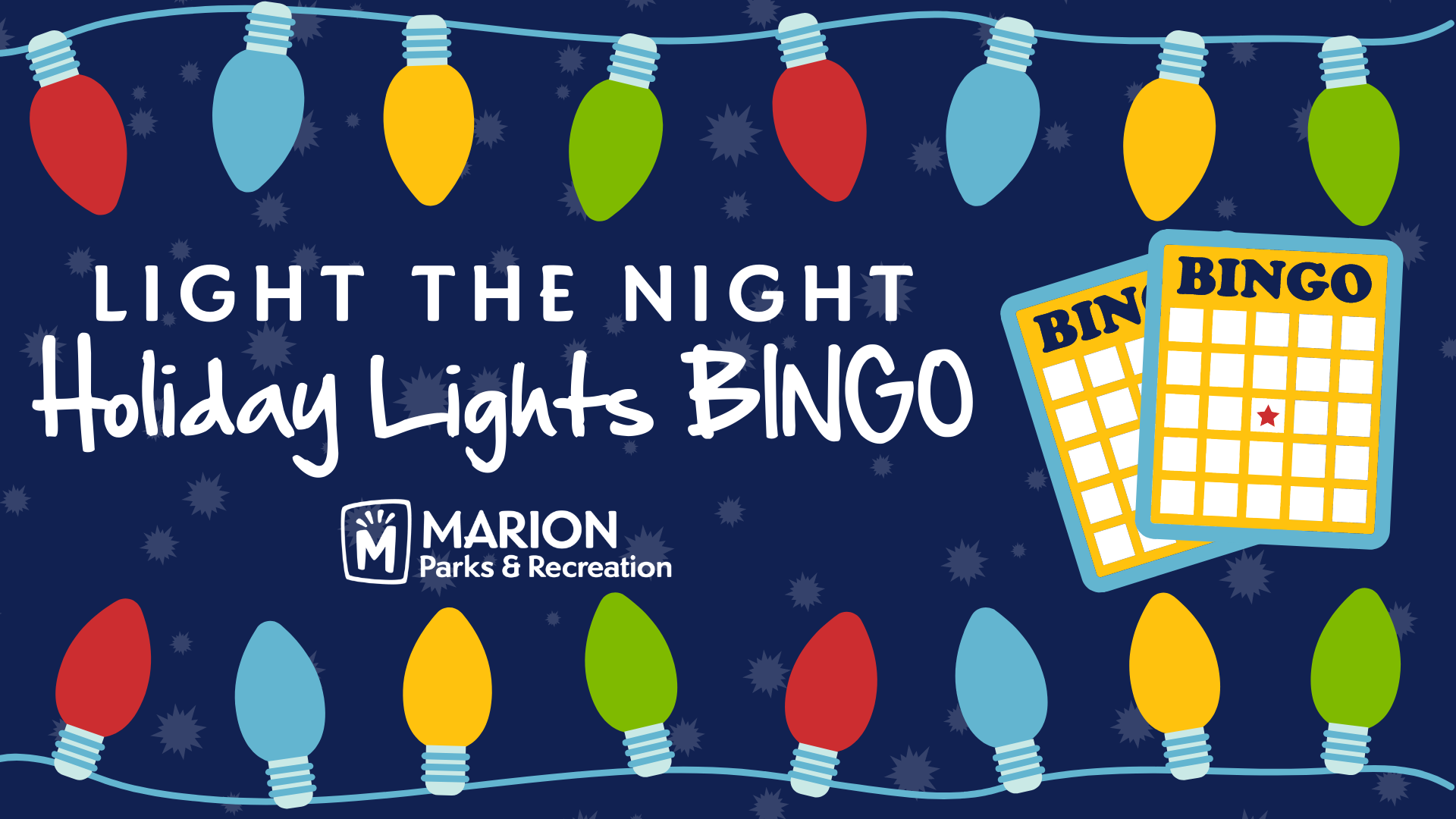 Holiday Lights BINGO graphic