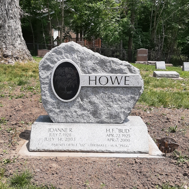 headstone restored by Friends of the Cemetery