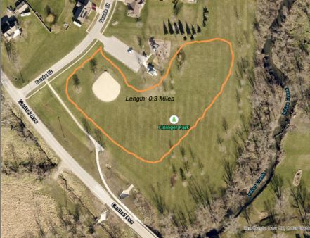 cross country ski map lininger