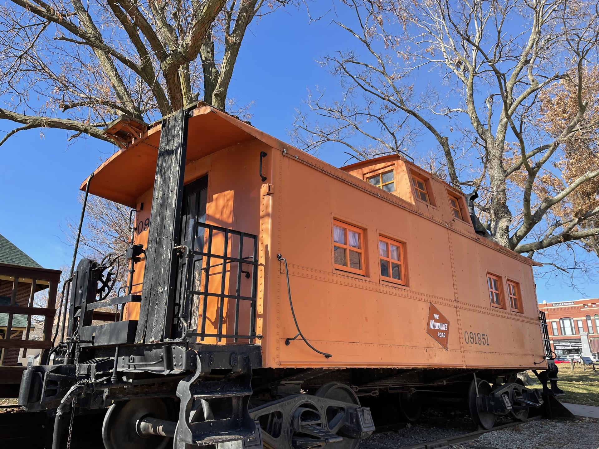 Caboose in City Square Park