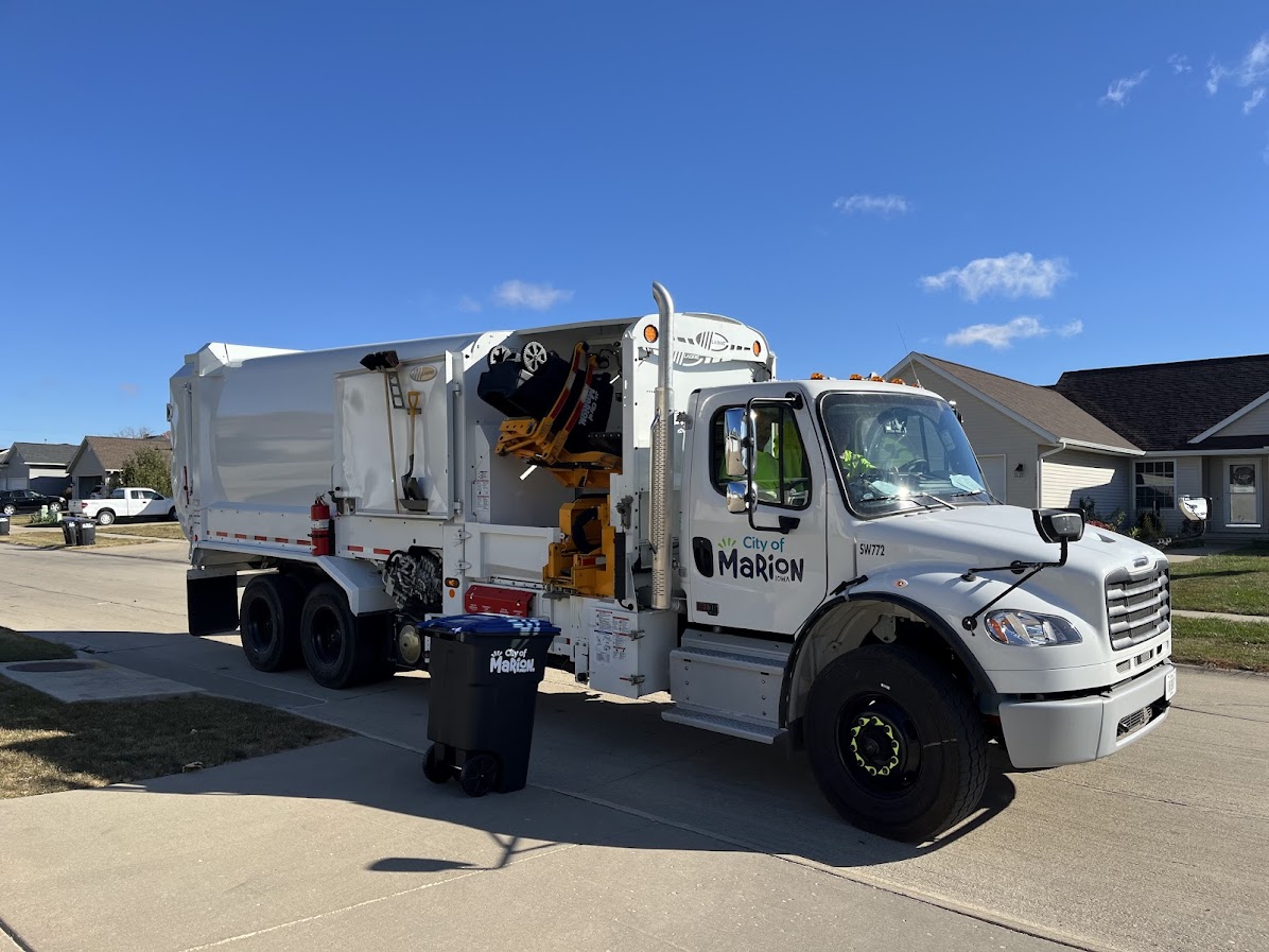 marion automated collection truck